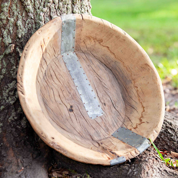 Wood and Metal Bowl